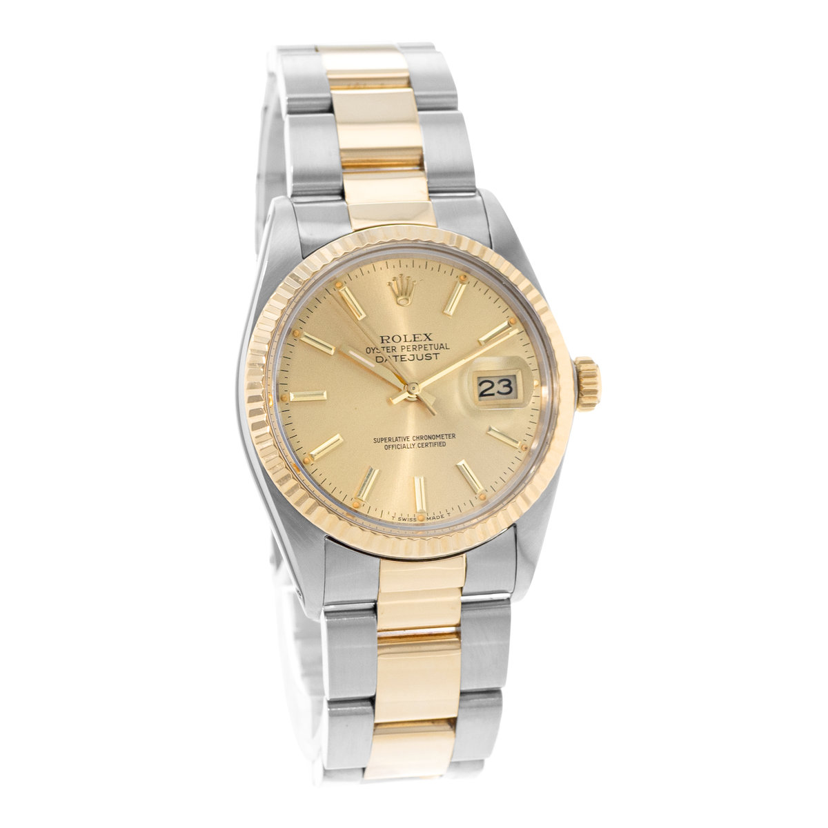 Rolex Datejust 36 16013 Champagne Dial 36