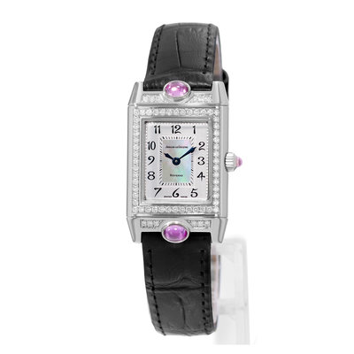 Jaeger-LeCoultre Reverso Cabochons Joaillerie Q2623402 Silver Dial 21x33