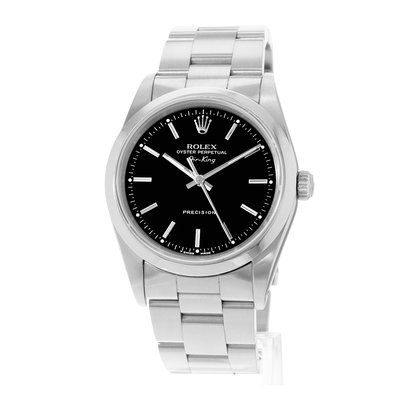 Rolex Air King 34 14000 Black Dial 34