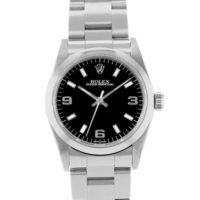 Rolex Oyster Perpetual 31 77080 Black Dial 31