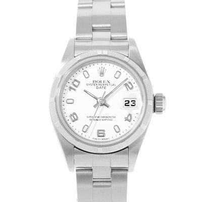 Rolex Oyster Perpetual Date 26 79190 White Dial 26