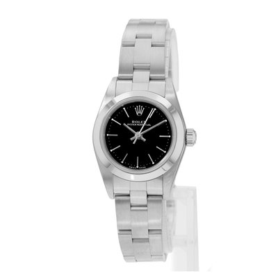 Rolex Oyster Perpetual 24 76080 Black Dial 24