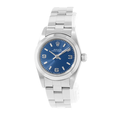 Rolex Oyster Perpetual 24 76080 Blue Dial 24