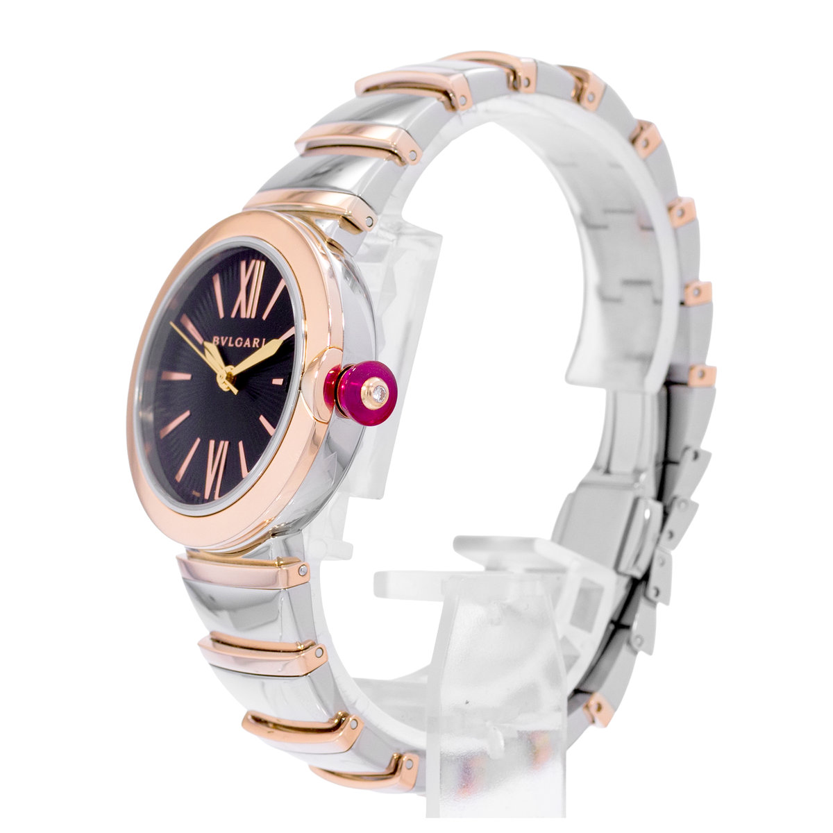 Bulgari Lucea 102192 LUP33SG Black Dial 33