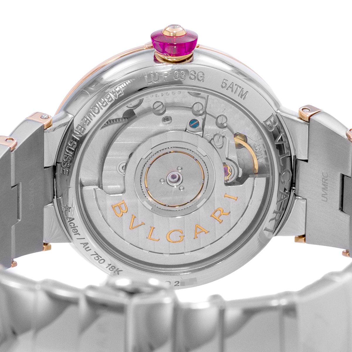 Bulgari Lucea 102192 LUP33SG Black Dial 33