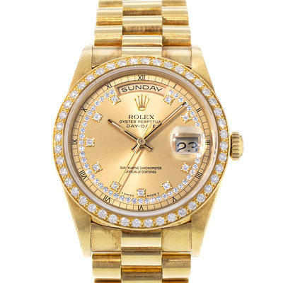 Rolex Day-Date 36 18348 Champagne Dial 36