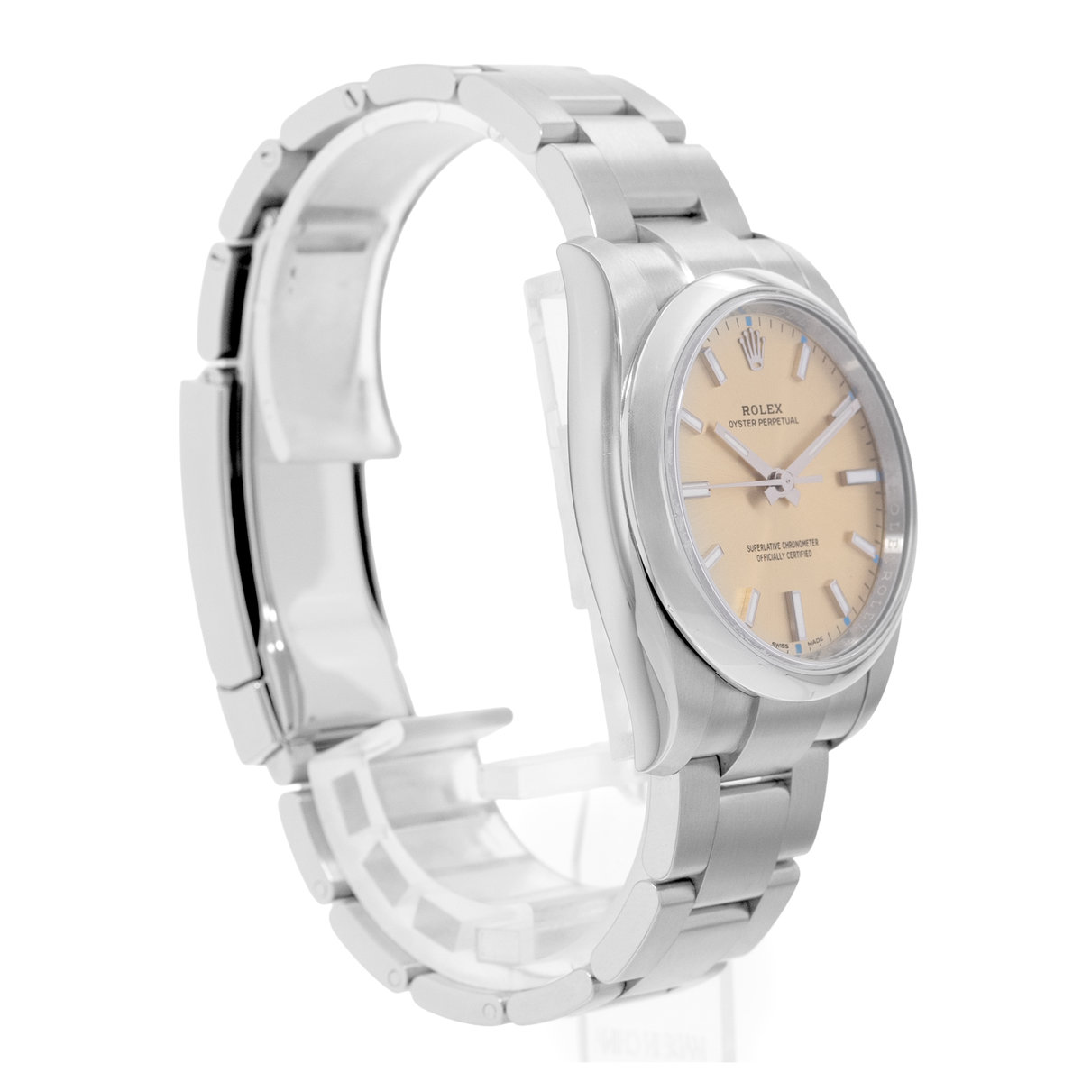 Rolex Oyster Perpetual 34 114200 Champagne Dial 34