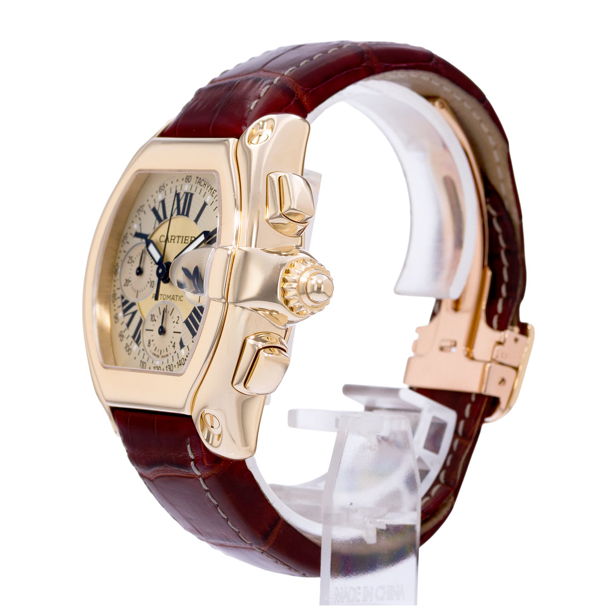 Cartier Roadster W62008Y3 2619 Champagne Dial 40x48