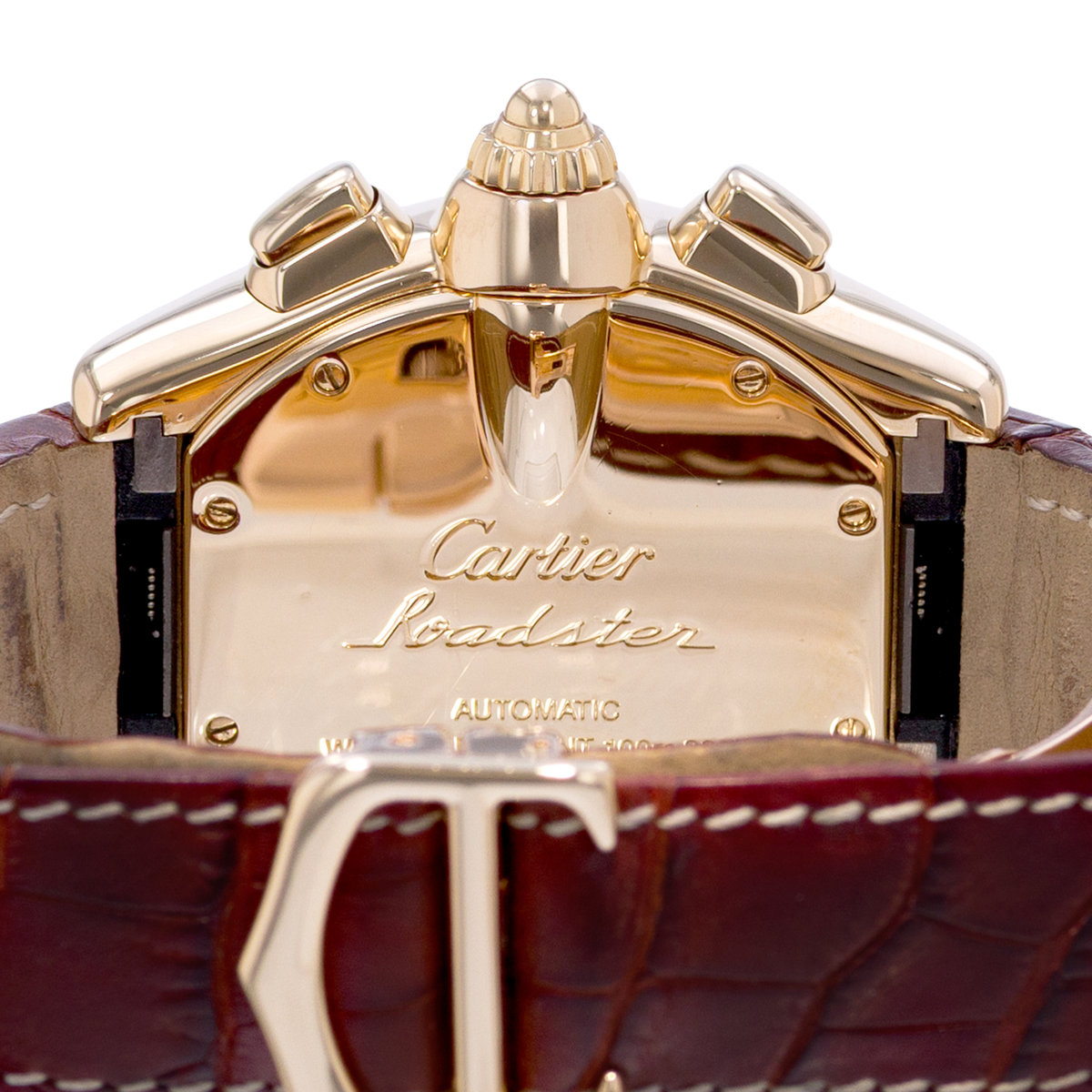 Cartier Roadster W62008Y3 2619 Champagne Dial 40x48