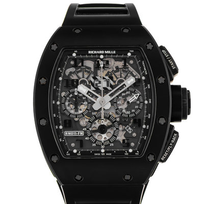 Richard Mille RM 011 Black Phantom Felipe Massa RM011 AO CA-TZP NA Dial 42