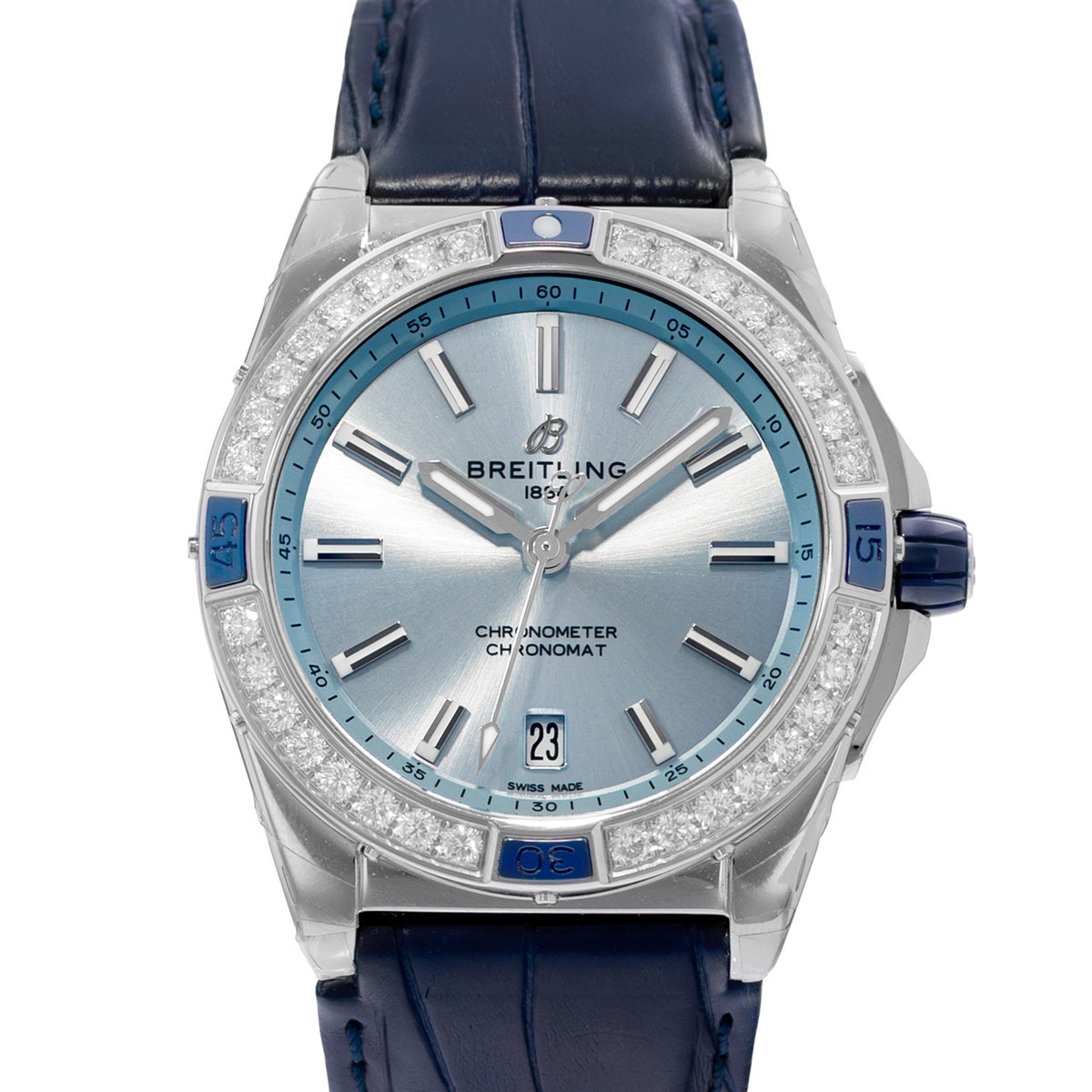 Breitling Chronomat 38 A17356531C1P1 Blue Dial 38