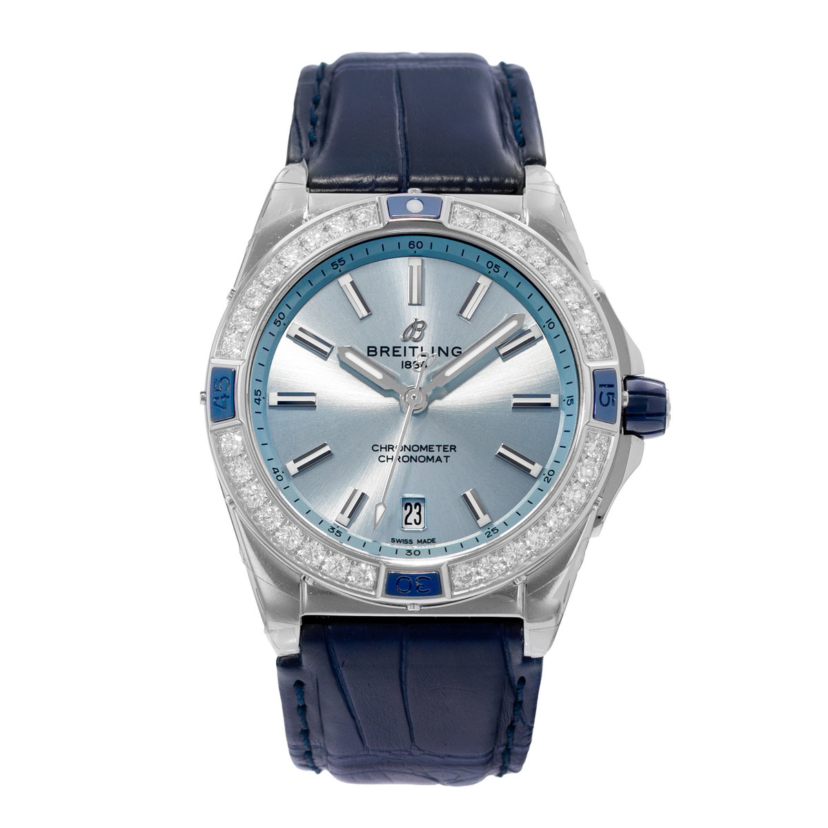 Breitling Chronomat 38 A17356531C1P1 Blue Dial 38