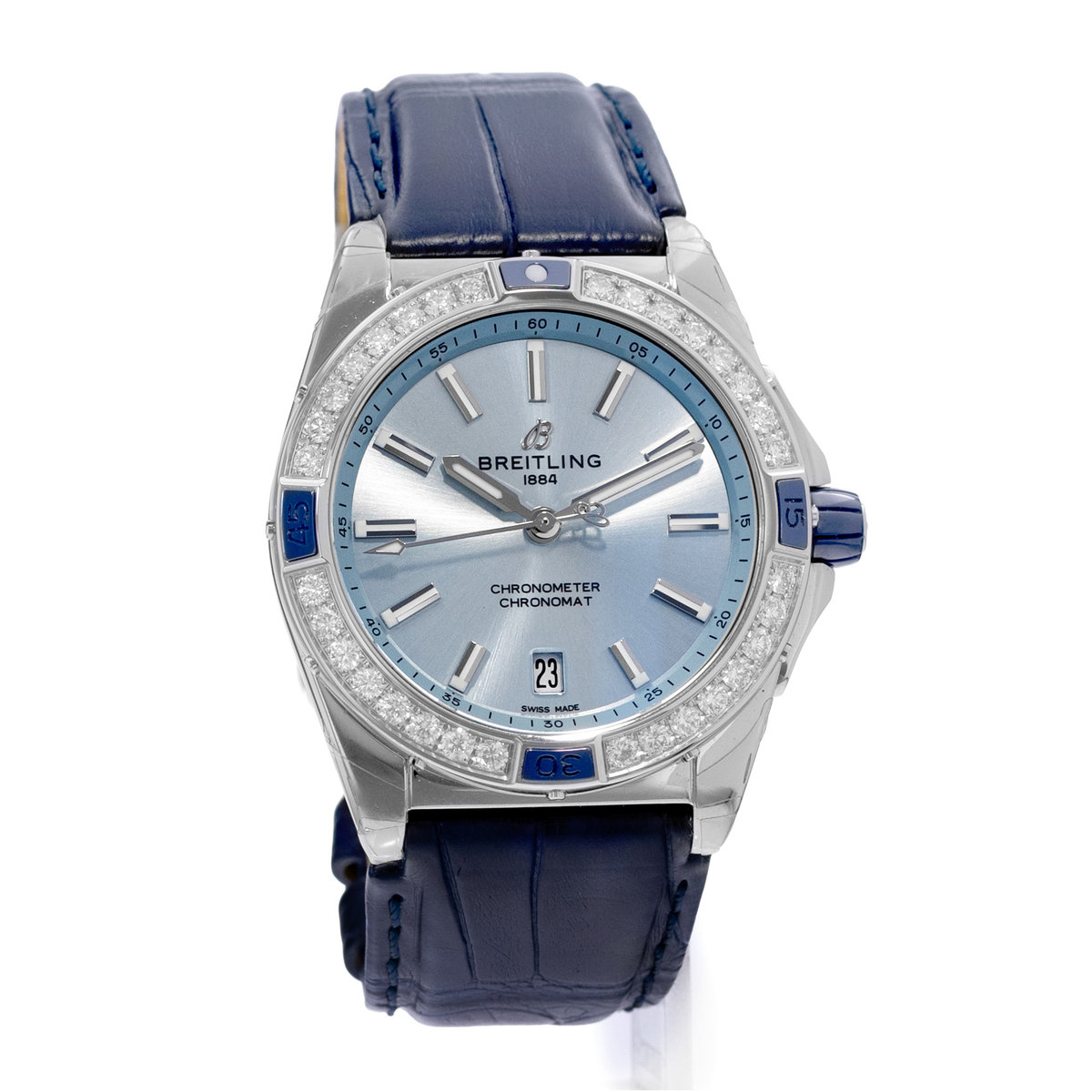 Breitling Chronomat 38 A17356531C1P1 Blue Dial 38