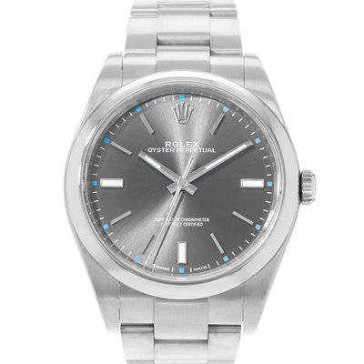 Rolex Oyster Perpetual 39 114300 Rhodium Dial 39