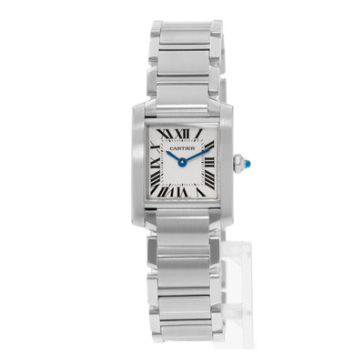 Cartier Tank Francaise W51008Q3 2384 Silver Dial 20x25
