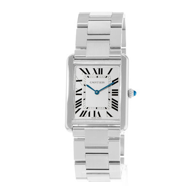 Cartier Tank Solo W5200014 3169 Silver Dial 27x34