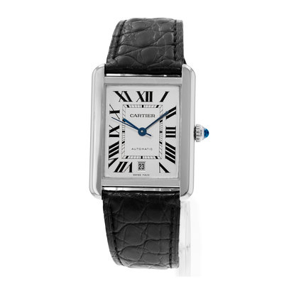 Cartier Tank Solo W5200027 3515 Silver Dial 31x41