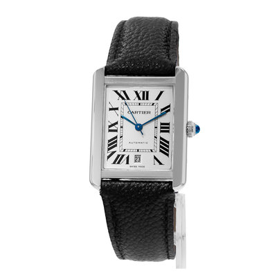 Cartier Tank Solo W5200027 3515 Silver Dial 31x41