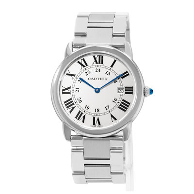 Cartier Ronde Solo de Cartier W6701005 2934 Silver Dial 36