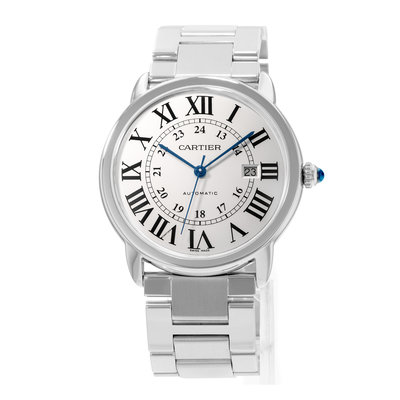 Cartier Ronde Solo de Cartier W6701011 3517 Silver Dial 42