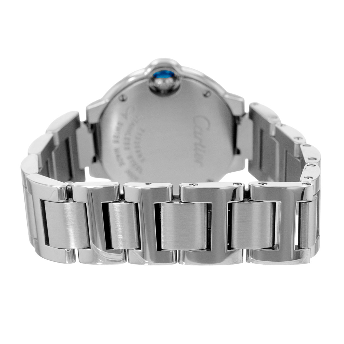 Cartier Ballon Bleu 28mm W69010Z4 3009 Silver Dial 28
