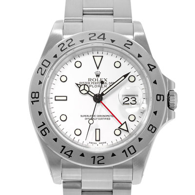 Rolex Explorer II 16570 White Dial 40