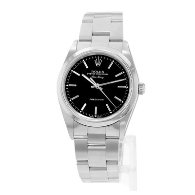 Rolex Air King 34 14000 Black Dial 34