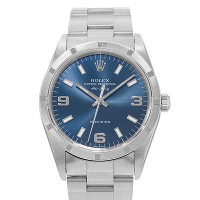 Rolex Air King 34 14010 Blue Dial 34