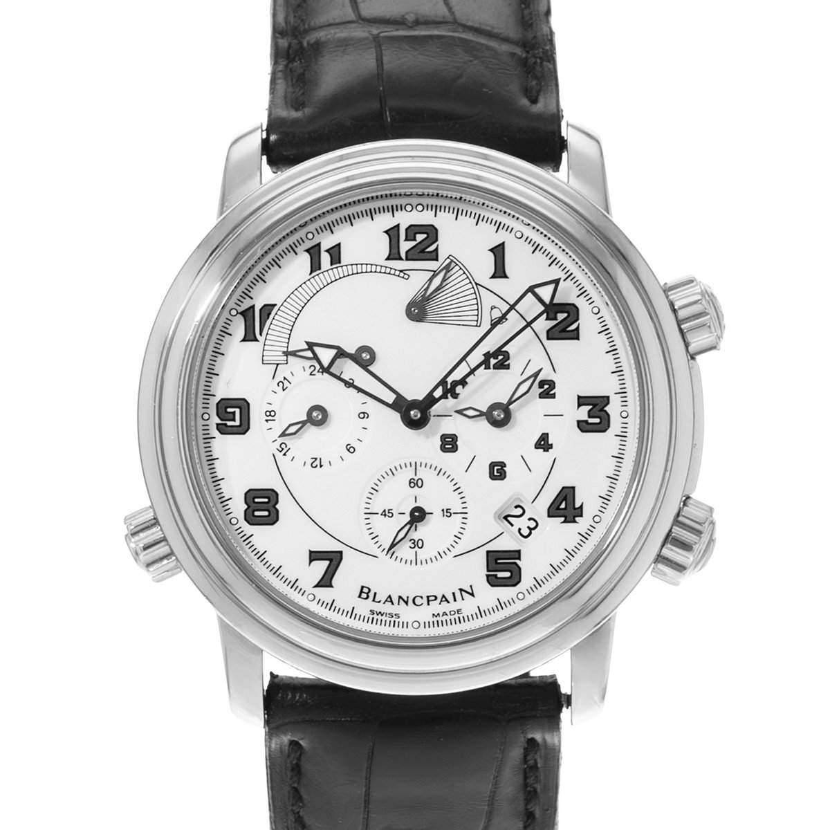 Blancpain Leman Reveil GMT 2041-1127M-53B White Dial 40