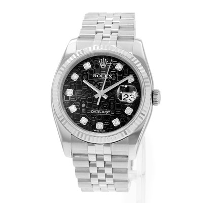 Rolex Datejust 36 116234 Black Dial 36