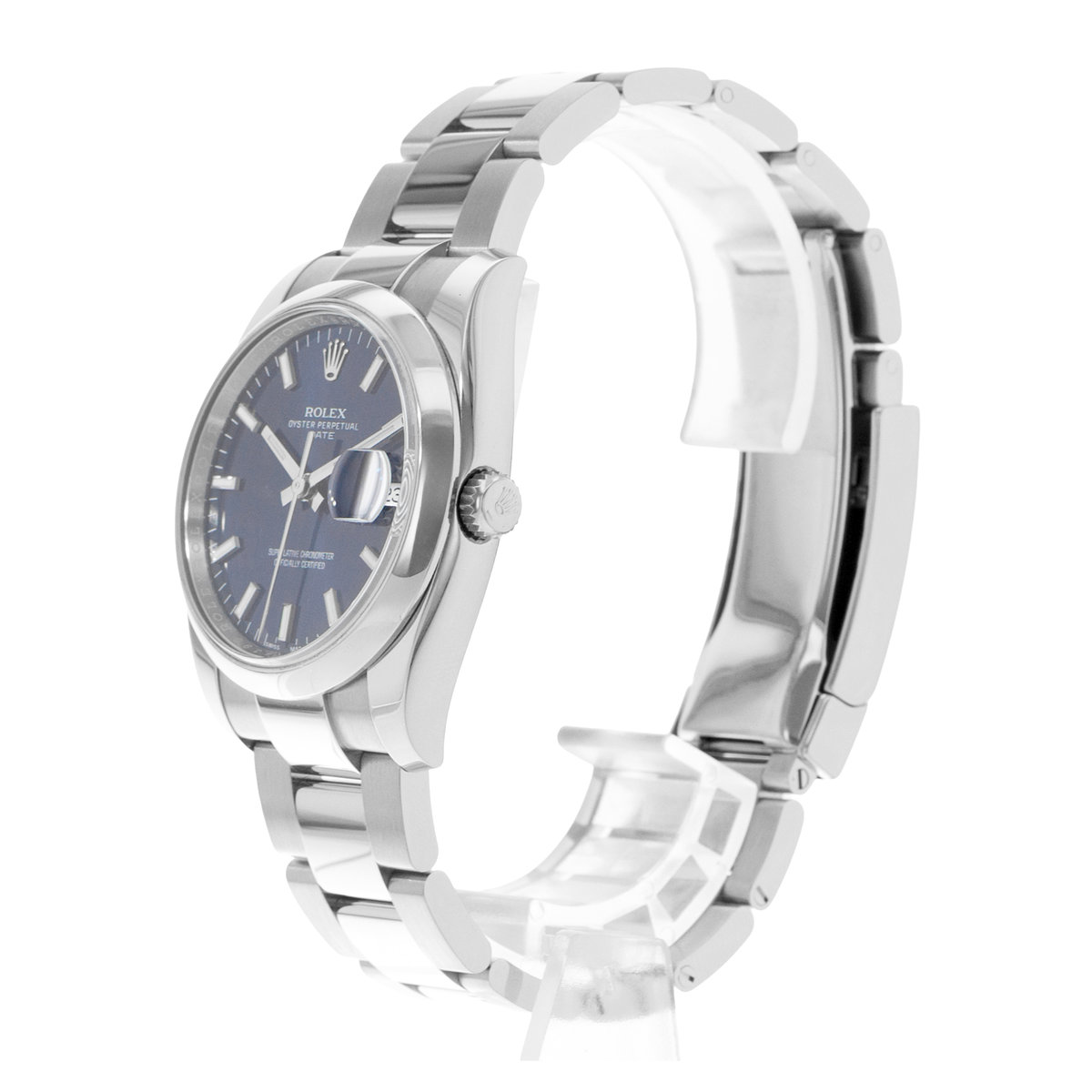 Rolex Oyster Perpetual 34 115200 Blue Dial 34