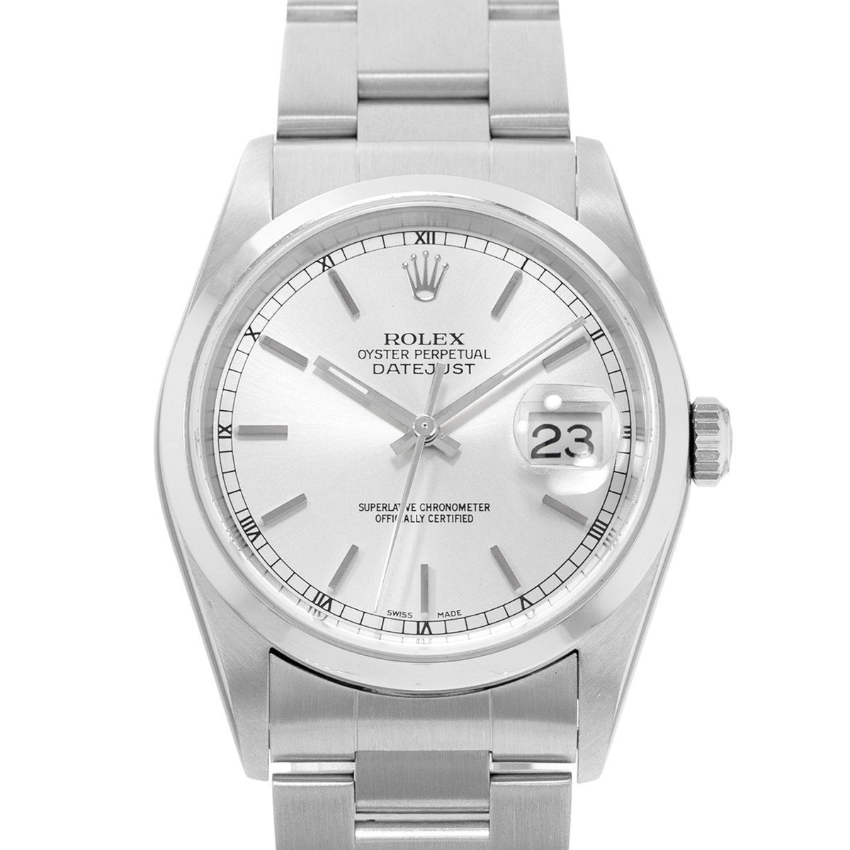 Rolex Datejust 36 16200 Silver Dial 36