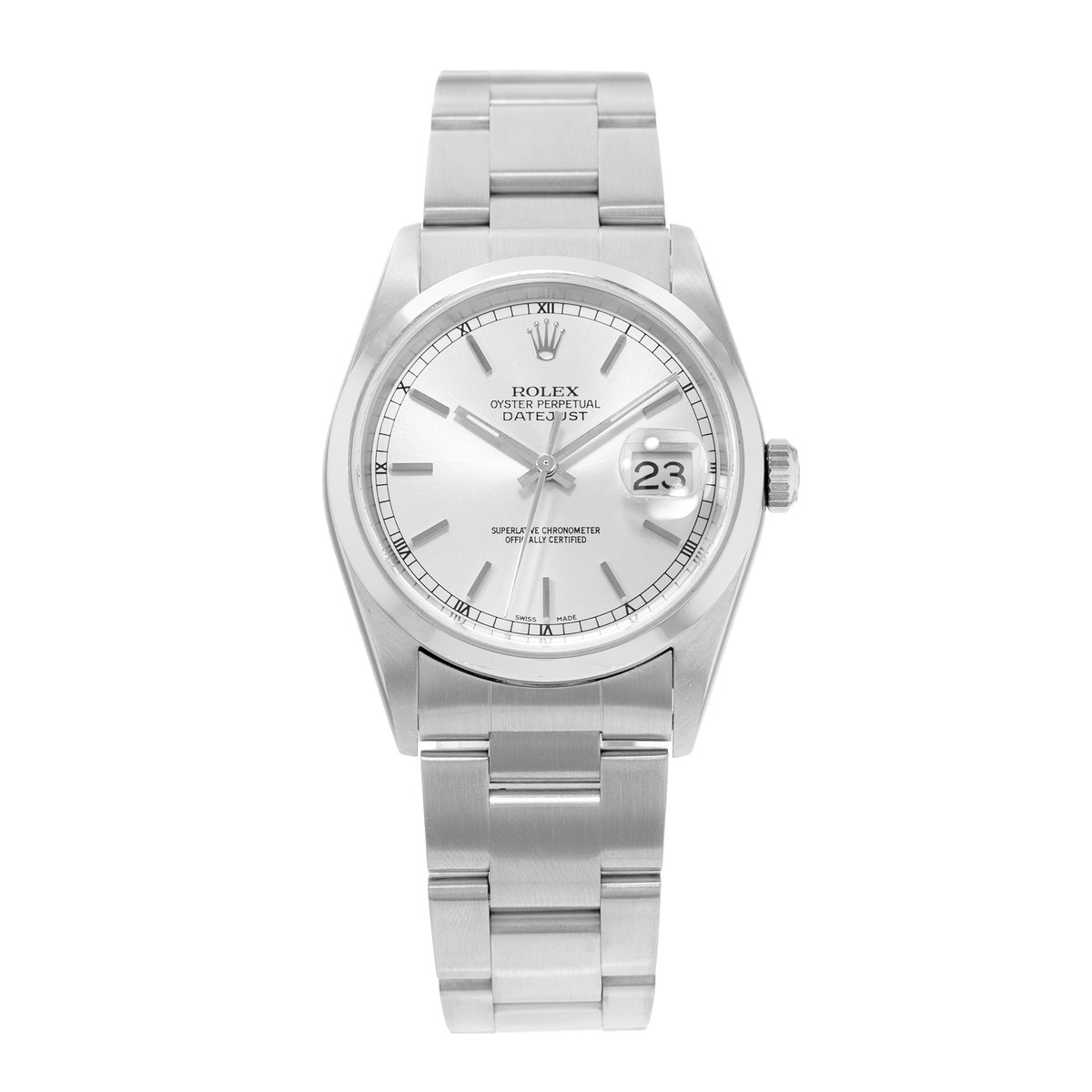 Rolex Datejust 36 16200 Silver Dial 36