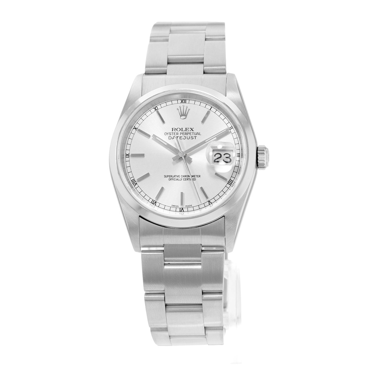 Rolex Datejust 36 16200 Silver Dial 36