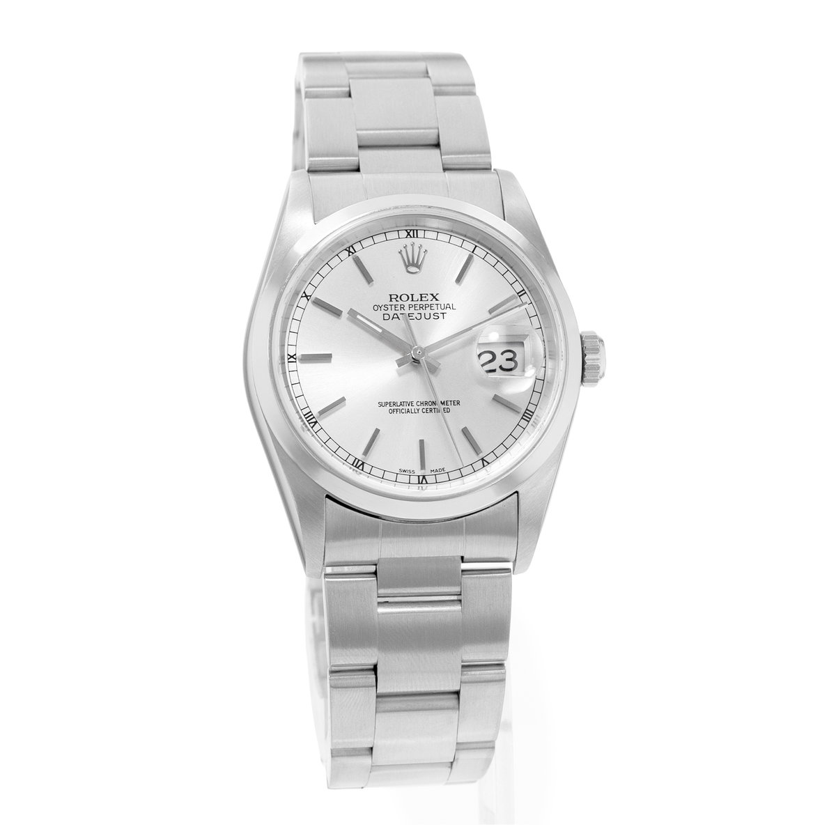 Rolex Datejust 36 16200 Silver Dial 36
