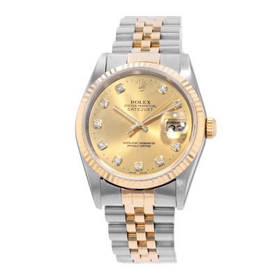 Rolex Datejust 36 16233 Champagne Dial 36