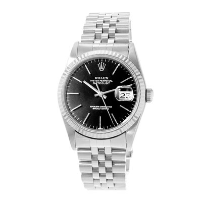 Rolex Datajust 36 16234 Black Dial 36