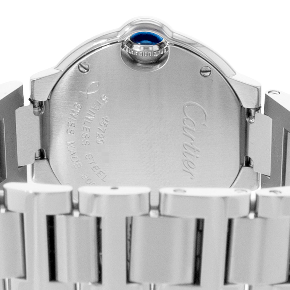 Cartier Ballon Bleu 28mm W69010Z4 3009 Silver Dial 28