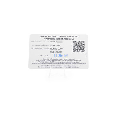 Cartier Ronde Louis W6801005 3680 Silver Dial 40