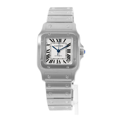 Cartier Santos Galbee W20098D6 2823 Silver Dial 32