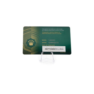 Rolex Daytona 126503 Black Dial 40