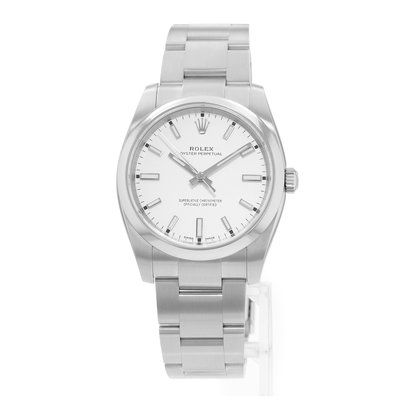 Rolex Oyster Perpetual 34 114200 Silver Dial 34