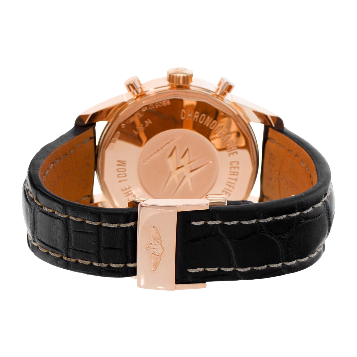 Breitling Transocean Chronograph Unitime RB0510 Black Dial 46