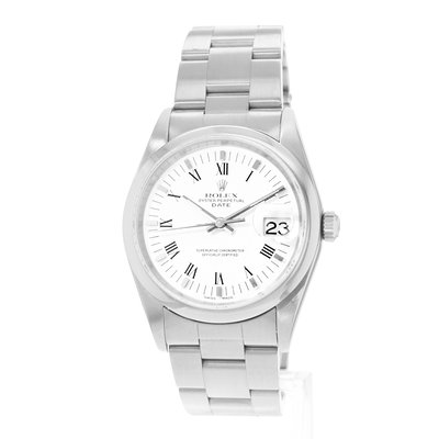 Rolex Oyster Perpetual Date 15200 White Dial 34