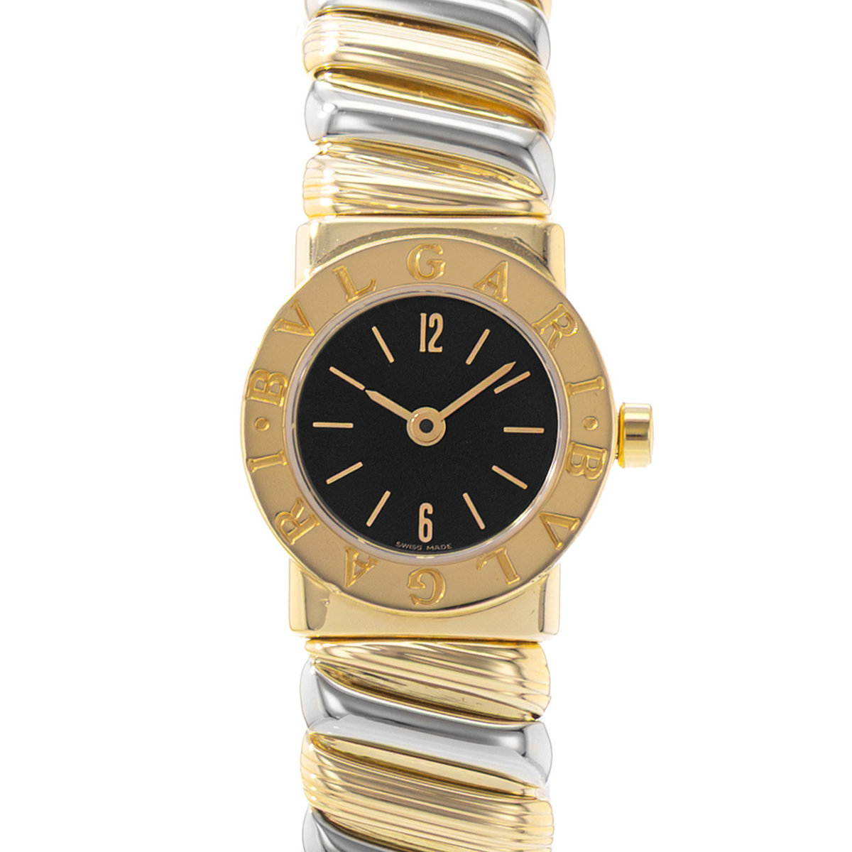 Bulgari Tubogas BB192T Black Dial 18