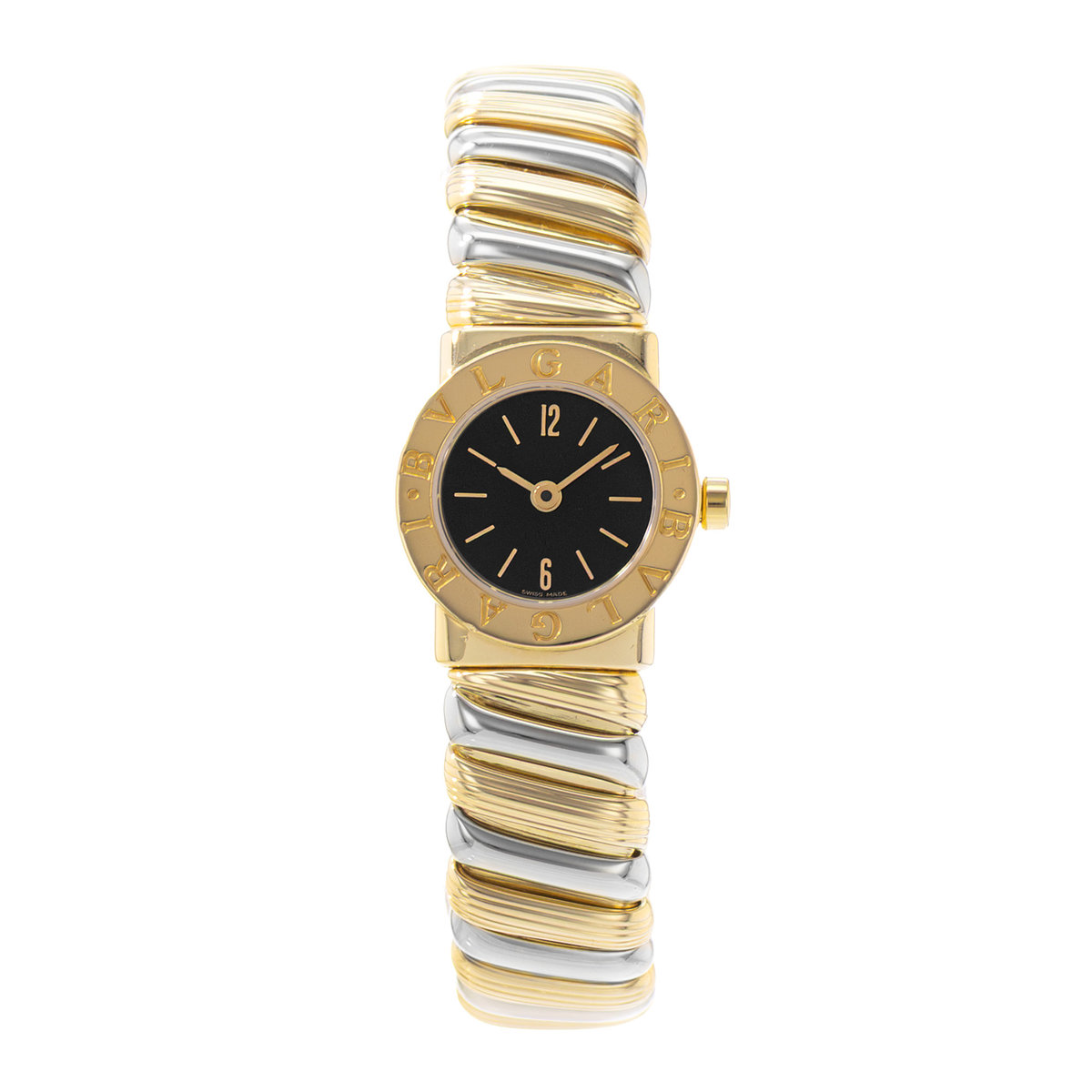 Bulgari Tubogas BB192T Black Dial 18