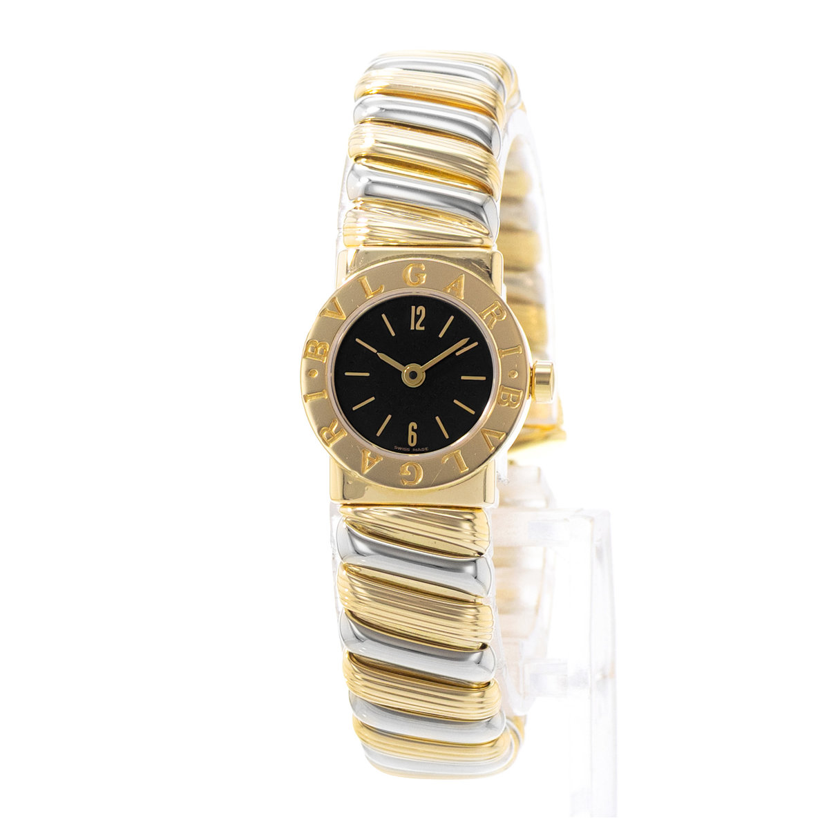 Bulgari Tubogas BB192T Black Dial 18
