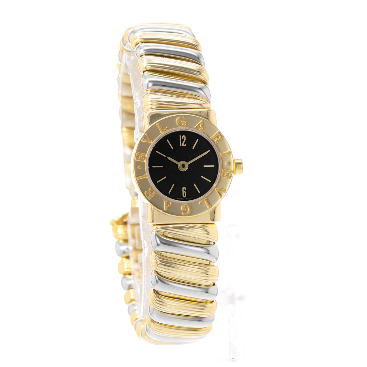 Bulgari Tubogas BB192T Black Dial 18