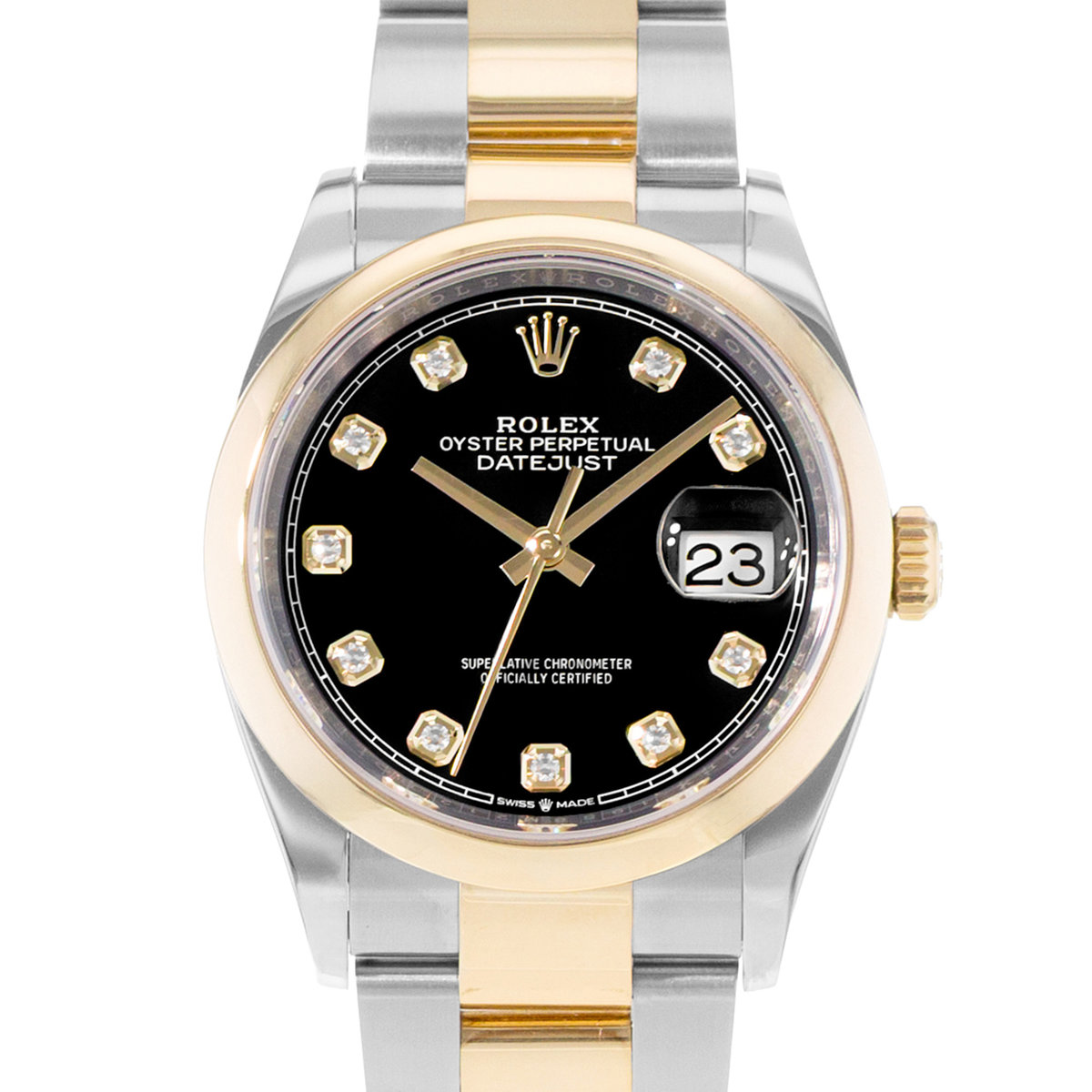 Rolex Datejust 36 126203 Black Dial 36