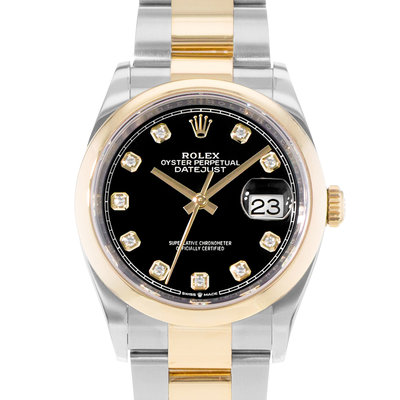 Rolex Datejust 36 126203 Black Dial 36